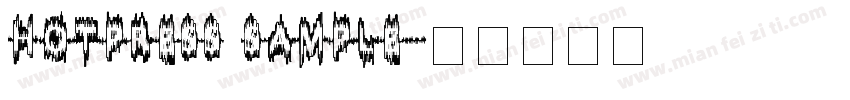 Hotpress Sample字体转换